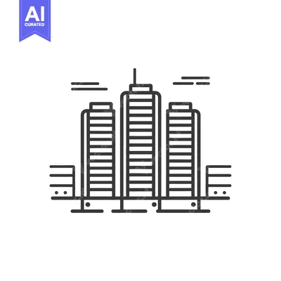 Popular premium asset: Modern City Skyline Three Tall Buildings Design