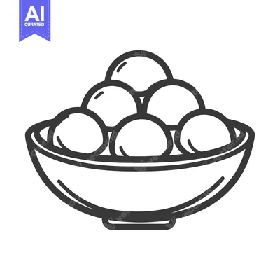 A bowl of round sweet treats sits ready to be enjoyed