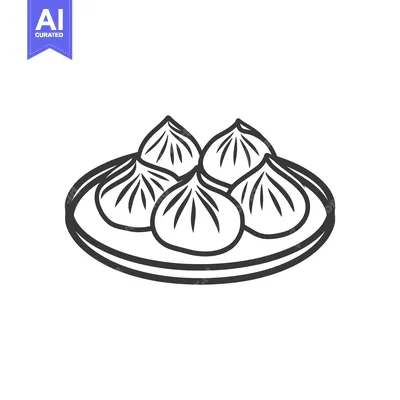 Popular premium asset: Four Steamed Buns Served on a Plate