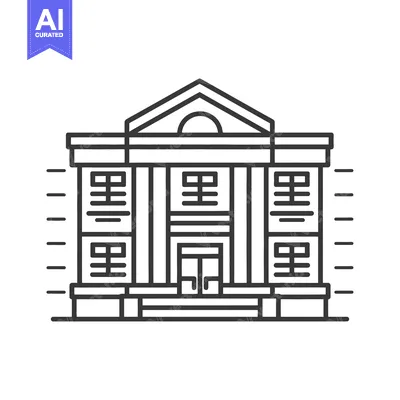Aset premium populer: Classic Building Architectural Design Illustration