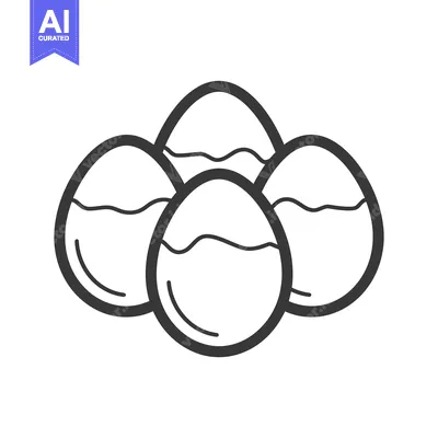 Aset premium populer: Four Decorated Eggs Grouped Together