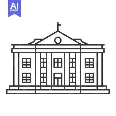 Popular premium asset: Classic Building Architectural Line Drawing Design
