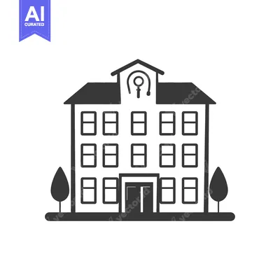 Aset desain premium: Simple Icon of a Womens Healthcare Building