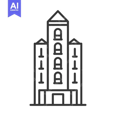 Popular premium asset: Elegant Tall Building Architectural Design Illustration