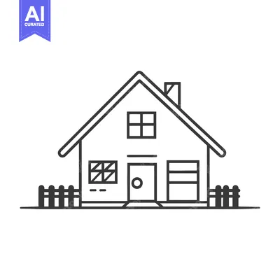 Popular premium asset: Simple House Illustration with Garage and Fence