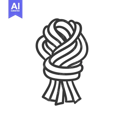Popular premium asset: A Simple Line Drawing Of A Bundle Of Pasta