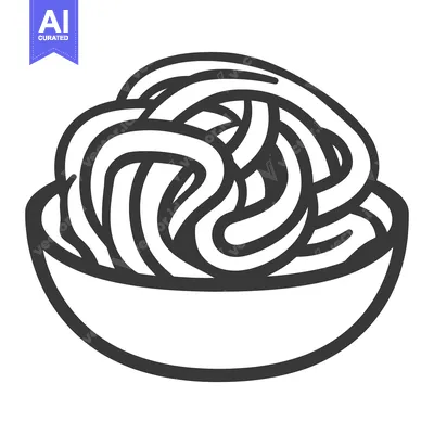 Aset premium populer: A Bowl of Spaghetti Noodles Ready To Eat