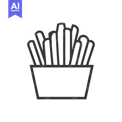 Popular premium asset: French Fries In A Simple Paper Container