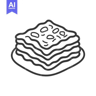 Popular premium asset: A stacked plate of prepared pasta layered with sauce