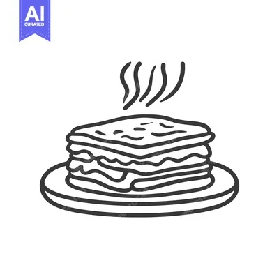 Aset premium populer: A stacked dish of warm food sits upon a plate