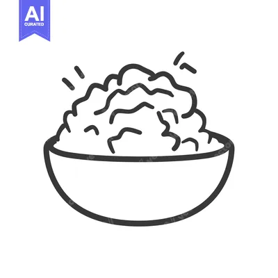 Popular premium asset: A Bowl of Fluffy Food With Some Decorative Sparkles