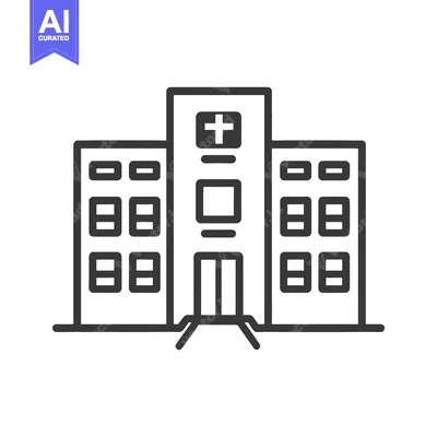 Popular premium asset: A simple flat vector illustration of a hospital building