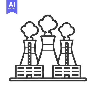 Popular premium asset: Three Industrial Cooling Towers Releasing Plumes of Smoke