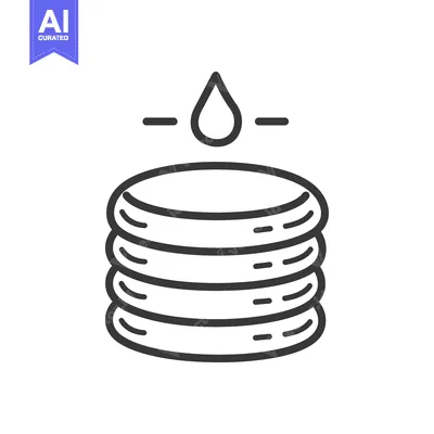 Popular premium asset: A Stacked Structure Underneath a Droplet Icon Symbolizes Hydration