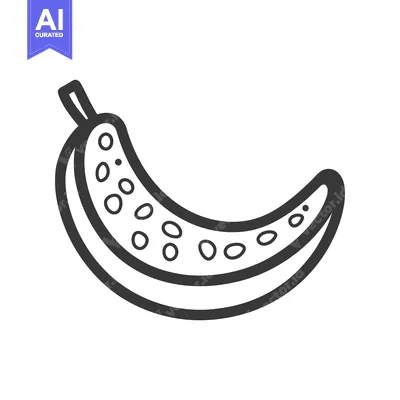 Popular premium asset: A simple line drawing depicting a segmented stylized fruit