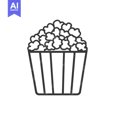 Popular premium asset: A striped bucket overflowing with delicious popped corn