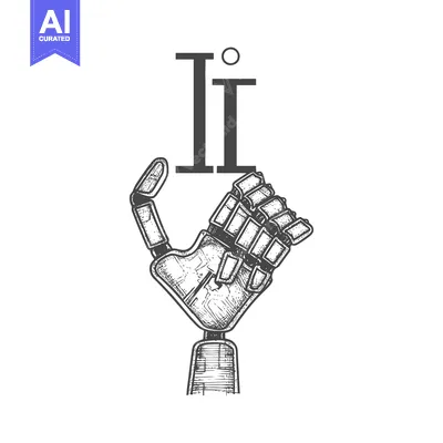 Aset premium populer: Hand with Roman Numeral II and Dot Above it