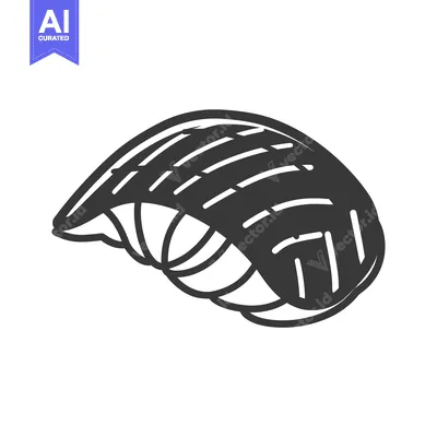 Aset premium populer: Simplified illustration depicting a piece of traditional japanese sush