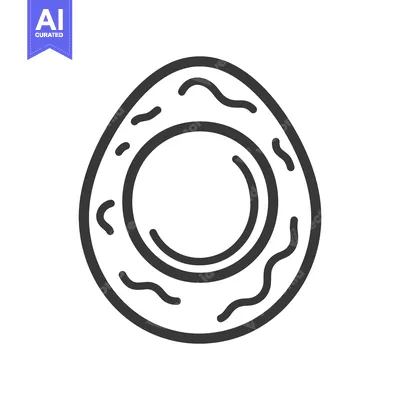 Premium design asset: An illustrated image of a round shape design with swirls
