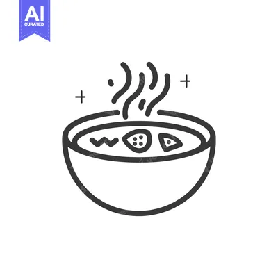 Popular premium asset: A steaming bowl of soup with ingredients shown inside the dish