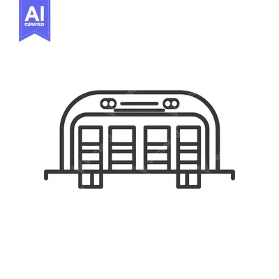 Popular premium asset: A graphical representation of a train station or train car