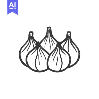 Group of drawn fruits with simple lines on white background
