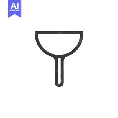Aset desain premium: Simple Icon Depicting a Wine Glass with a Rounded Bowl
