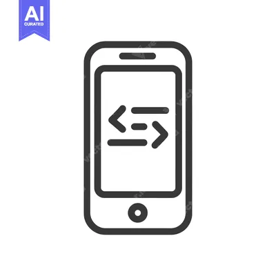 Aset desain premium: Mobile App Development Icon: Smartphone with Code Symbol