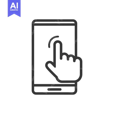 Popular premium asset: Smartphone Touchscreen Interaction: Finger Gesture on Mobile Device In