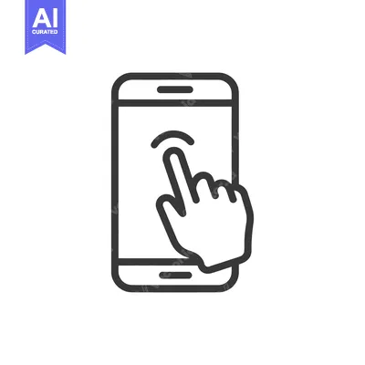 Popular premium asset: Smartphone Touchscreen Interaction: Finger Tapping on Mobile Device Ic
