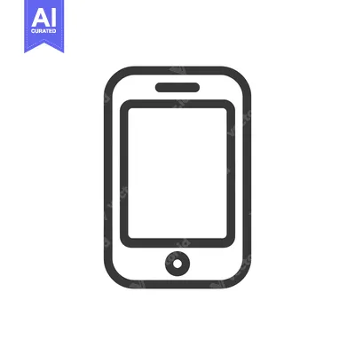 Popular premium asset: Minimalist Smartphone Icon: Modern Communication Technology Symbol in