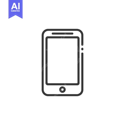 Popular premium asset: Minimalist Smartphone Icon: Clean Line Art for Modern Technology
