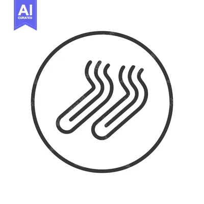 Aset premium populer: Minimalist Hot Tub Icon: Circular Design with Wavy Lines Symbolizing H