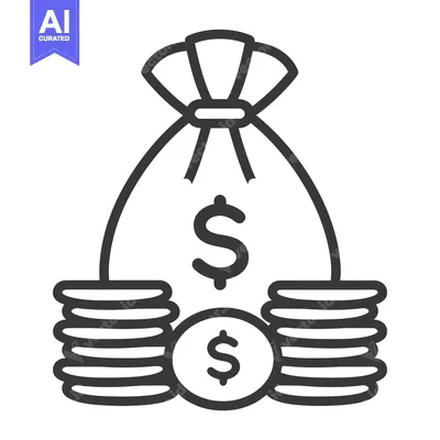 Popular premium asset: Money Bag with Stacks of Coins and a Dollar Symbol
