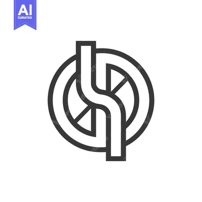 Premium design asset: A modern black and white design featuring a wheel symbol