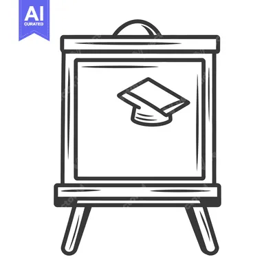 Popular premium asset: An educational display easel featuring a graduation cap symbol