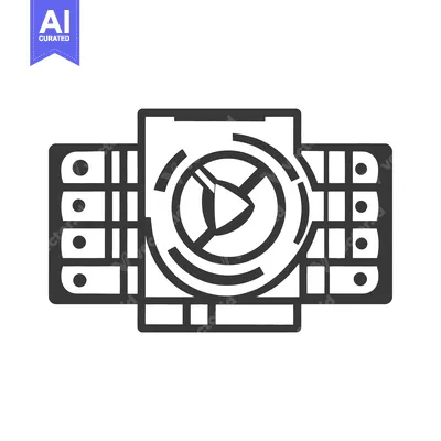 Aset desain premium: An abstract representation of data processing and management infrastru