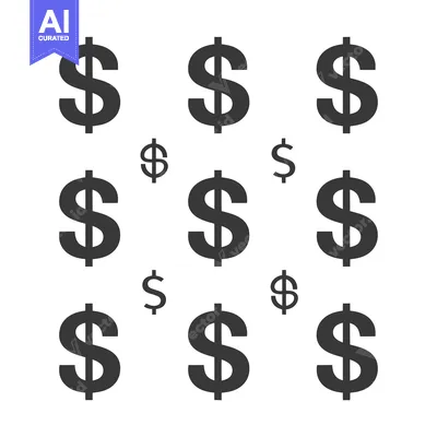 Aset premium populer: Multiple Dollar Signs in a Grid Pattern