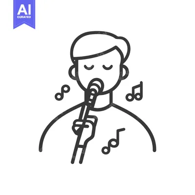 Popular premium asset: A person is singing into a microphone with musical notes around them
