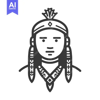 Premium design asset: A stylized illustration showing a person in traditional attire