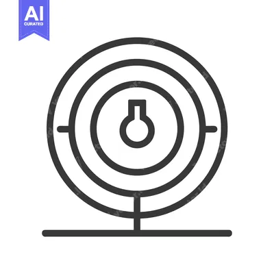 Popular premium asset: An Illustration Of A Target Centered On A Stable Base