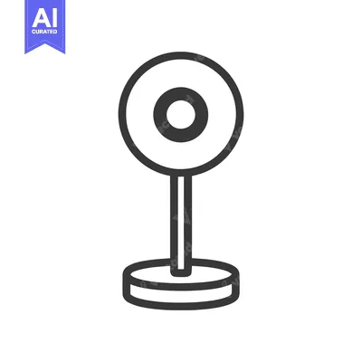 Premium design asset: Minimalist Microphone Icon: Studio Recording Equipment Symbol