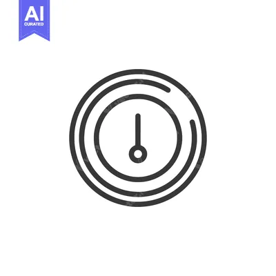 Popular premium asset: Minimalist Circular Gauge Icon with Concentric Rings Design