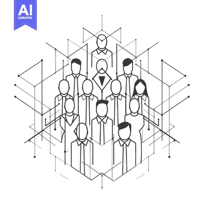 Aset premium populer: Network of People Connected by Lines