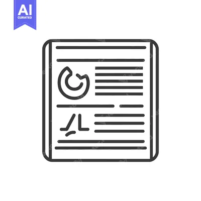 Premium design asset: A report with graphs and lines containing some statistical data