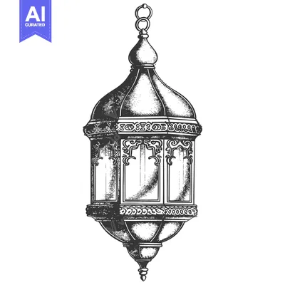 Popular premium asset: Ornate Hanging Lantern with Detailed Intricate Design