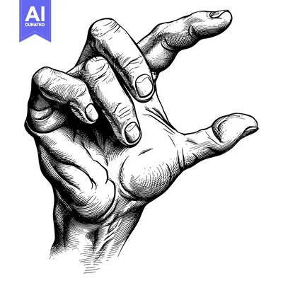 Popular premium asset: Hand Holding an Empty Space with Fingers Spread Out
