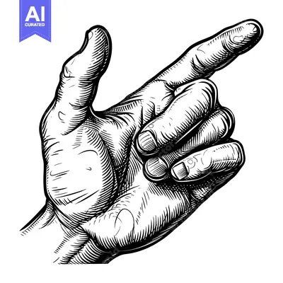 Popular premium asset: Hand Gesture Pointing With Index Finger Extended
