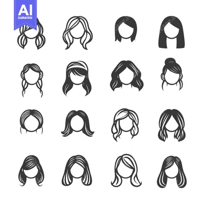 Aset premium populer: Collection of Different Hairstyles for Women