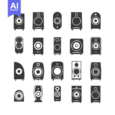 Popular premium asset: Collection of Speaker Icons in Black and White